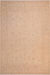 handmade Traditional Kafkaz Beige Lt. Brown Hand Knotted RECTANGLE 100% WOOL area rug 8 x 10